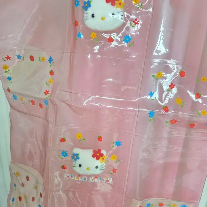 [BUNJANG] Sanrio Classic Kitty Flower Kitty PVC Wall Pocket Organizer / 고전키티 꽃키티 인형 pvc 월포켓 벽수납