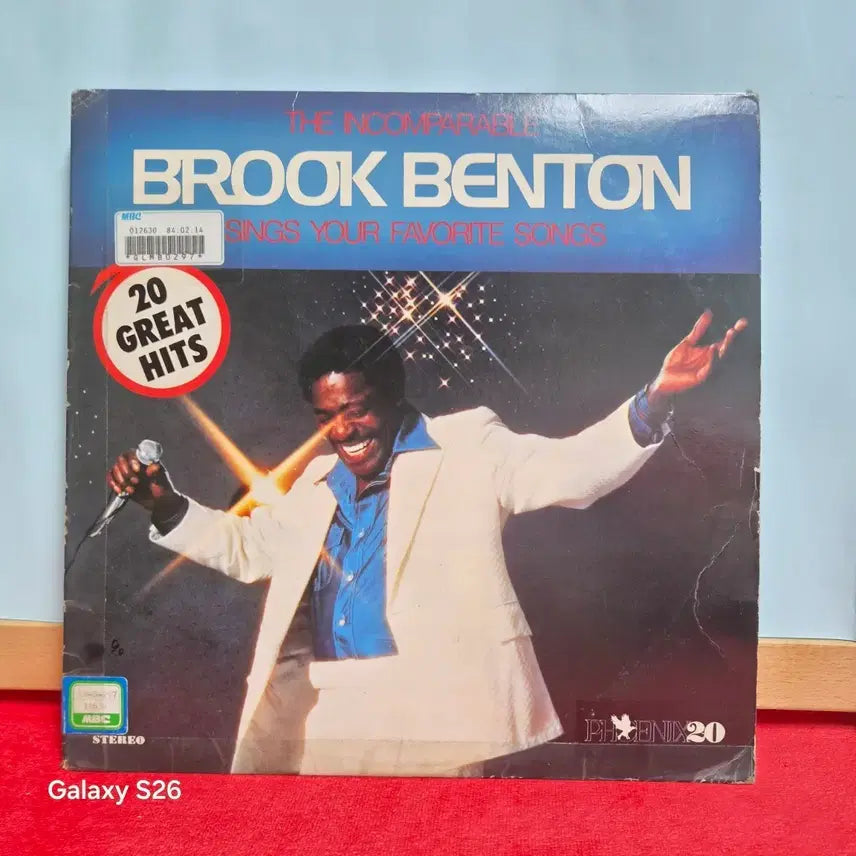 [BUNJANG] Brook Benton 20 Great Hits LP Record / 브룩 벤튼 20 Great Hits LP