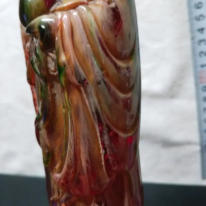 [BUNJANG] Chinese Amber Carving of Hua Tuo - Rare Collectible / 중국 공예 호박 화타 신선상 희귀품 소장용 추천
