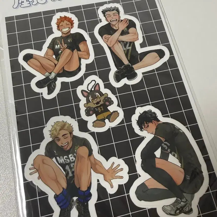 [BUNJANG] Kirby-nim Haikyuu Stickers / 커비님 하이큐 스티커