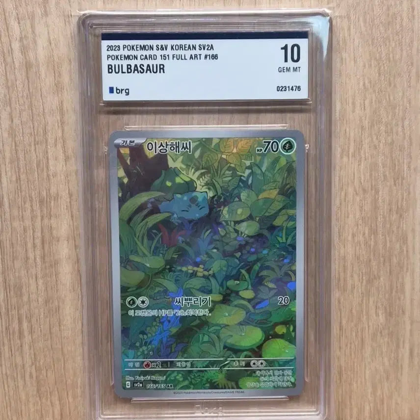 [BUNJANG] Bulbasaur AR Card (151+ Series) / brg10등급 151 이상해씨 ar 팝니다.
