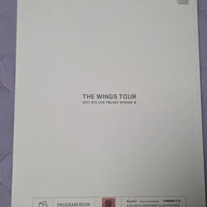 [BUNJANG] BTS Wings Tour Program Book / BTS Wings Program Book