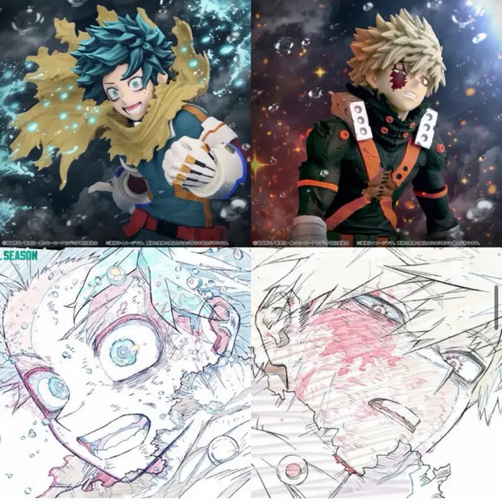 [BUNJANG] My Hero Academia The Beginning Banpresto Figures Izuku Midoriya + Katsuki Bakugo / 히로아카 나히아 더비기닝 반프레스토 피규어 미도리야+바쿠고