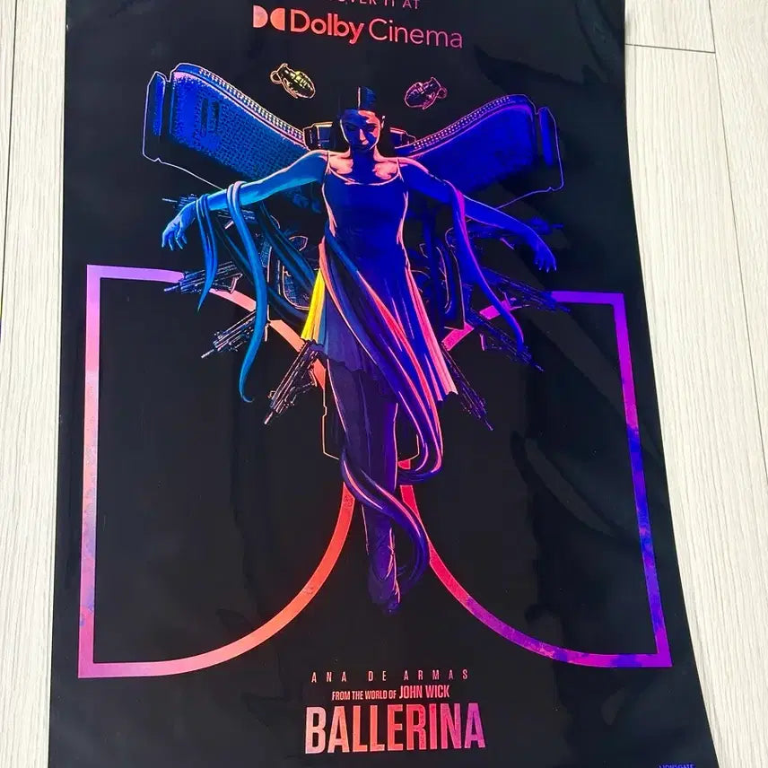 [BUNJANG] Ballerina Movie Dolby Poster (A3) / [전용박스포장]영화 발레리나 돌비 포스터(A3)