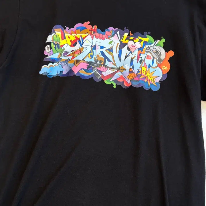 [BUNJANG] Battlegrounds Official T-Shirt Black M Size / [새상품] 배틀그라운드 공식 티셔츠