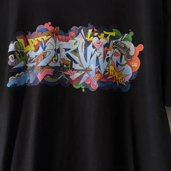 [BUNJANG] Battlegrounds Official T-Shirt Black M Size / [새상품] 배틀그라운드 공식 티셔츠