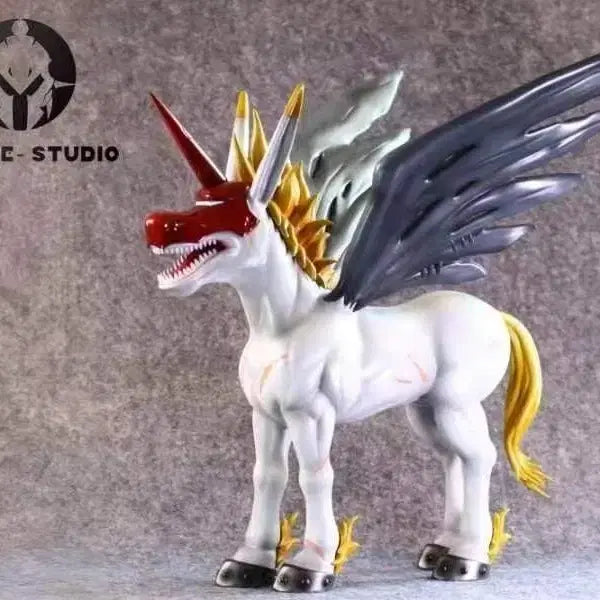 [BUNJANG] Digimon Newbee Unimon Resin Figure / 디지몬 NEWBEE 유니몬 레진 피규어