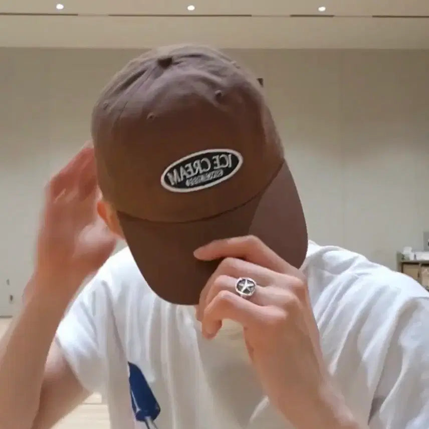 [BUNJANG] TXT Yeonjun No Label Part 2 Ice Cream Limited Edition Ball Cap / (새상품) 연준 아이스크림 미국한정판 볼캡