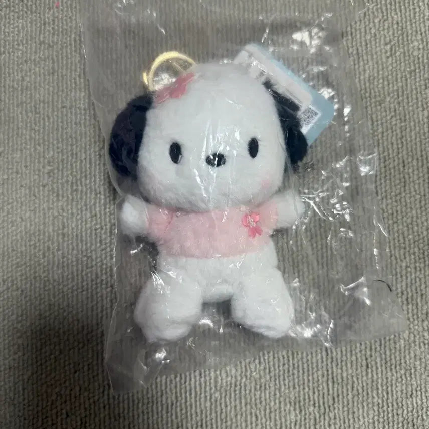 [BUNJANG] Sanrio Pochacco Plush Keychain / 포챠코 인형