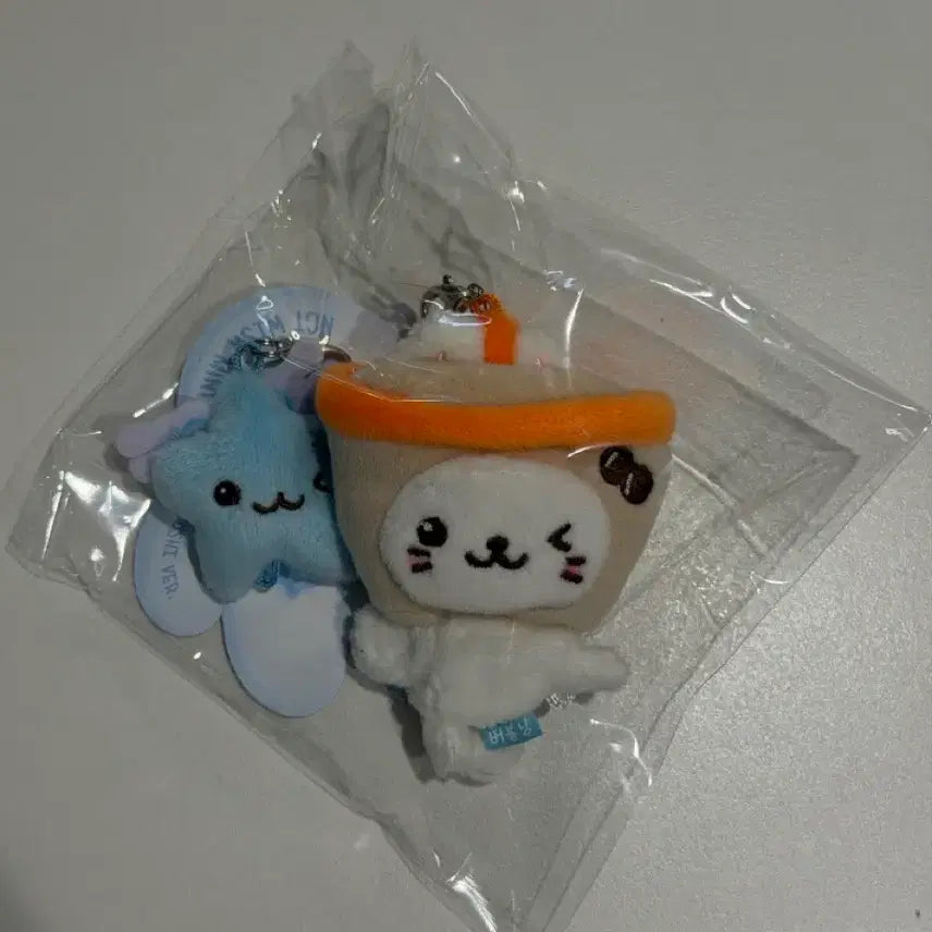 [BUNJANG] NCT WISH Bubble Cat Mini Doll Fanlight Keychain Yushi Sealed / 미개봉 엔시티위시 버블냥 미니돌 팬라이트 키링 유우시 nct wish