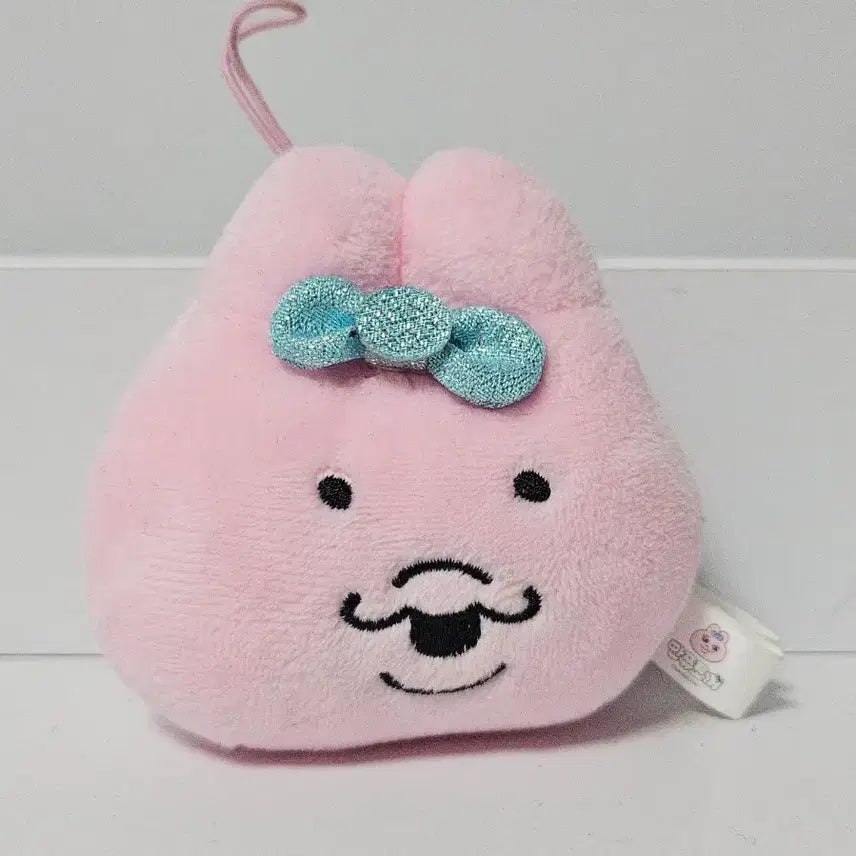 [BUNJANG] Ppanjji Rabbit Face Plush Keyring Set (3 Types) / 빤쮸토끼 얼굴 인형키링 3종 일괄