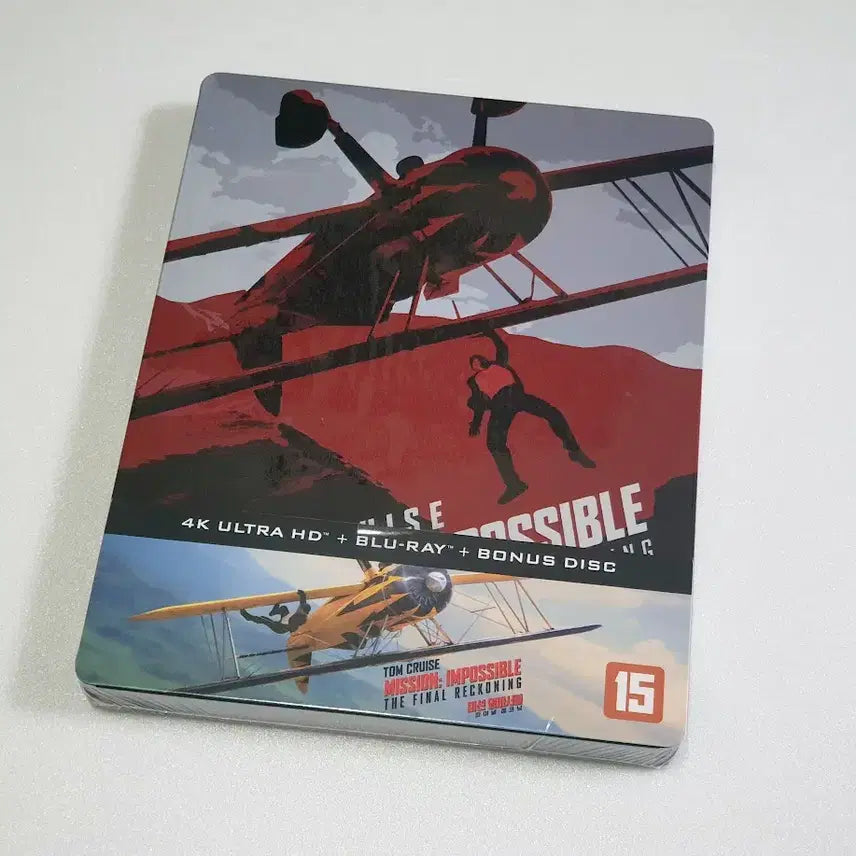[BUNJANG] Mission Impossible Final Reckoning 4K UHD + Blu-ray Steelbook Limited Edition / [스틸북] 미션 임파서블 파이널 레코닝 (4K +BD) 스틸북 한정반