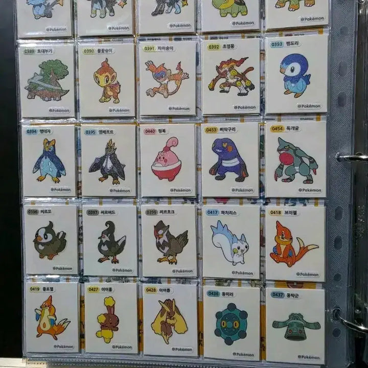 [BUNJANG] Pokemon 2023 New Sticker Album 55 Types Complete Set / 포켓몬 2023 NEW 띠부씰 도감 55종 전종