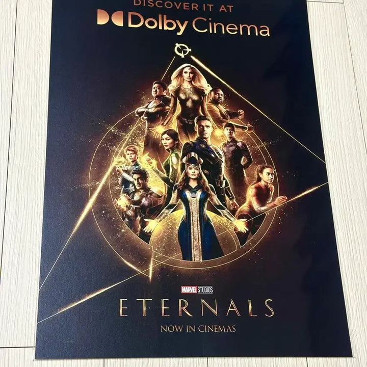 [BUNJANG] Marvel Eternals Dolby Cinema Poster (A3) - Ultra Rare Limited Edition / [초희귀한정판]영화 마블 이터널스 돌비시네마 포스터(A3)