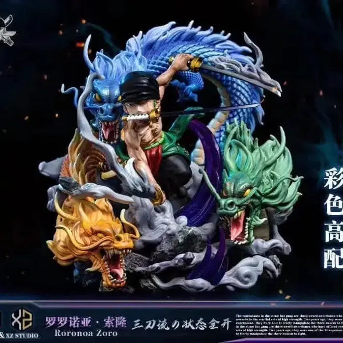 [BUNJANG] XS Yang Zoro Three-Color Dragon Resin Figure / xs yang 원피스 조로 3색용 레진 피규어