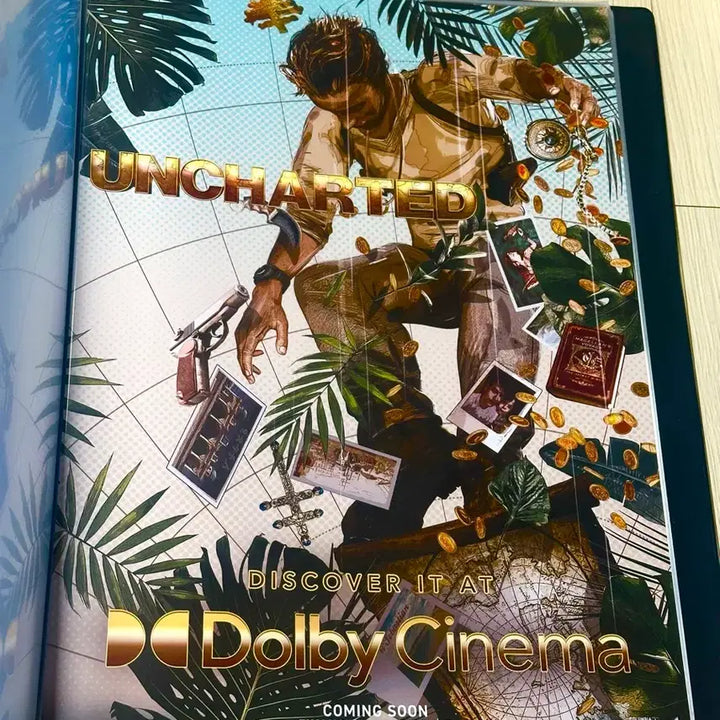 [BUNJANG] Uncharted Limited Edition Dolby Cinema Poster (A3) / [초희귀한정판]영화 언차티드 돌비시네마 포스터(A3)