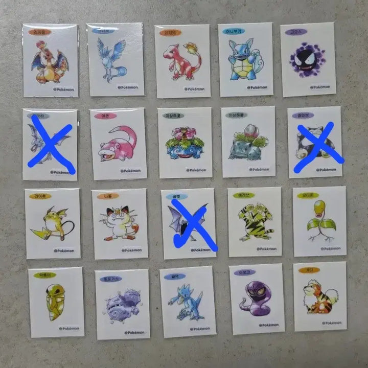 [BUNJANG] Pokemon 30th Anniversary Artwork Sticker Collection / 포켓몬30주년 아트워크 띠부씰