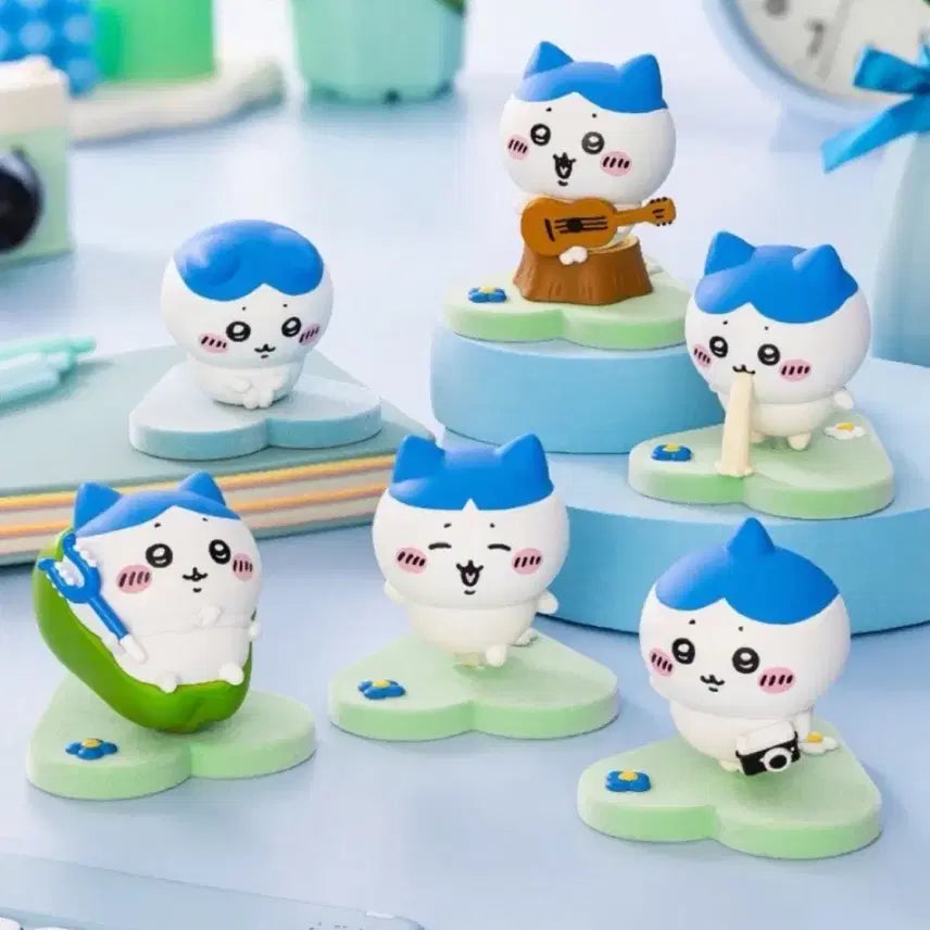 [BUNJANG] Hachware Cat Figure Full Box Set / 하치와레 투성이 피규어 풀박스