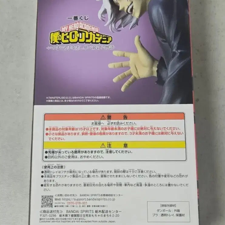 [BUNJANG] My Hero Academia Ichiban Kuji Shigaraki B Prize Figure (Sealed) / (미개봉)나히아 제일복권 시가라키b상 판매