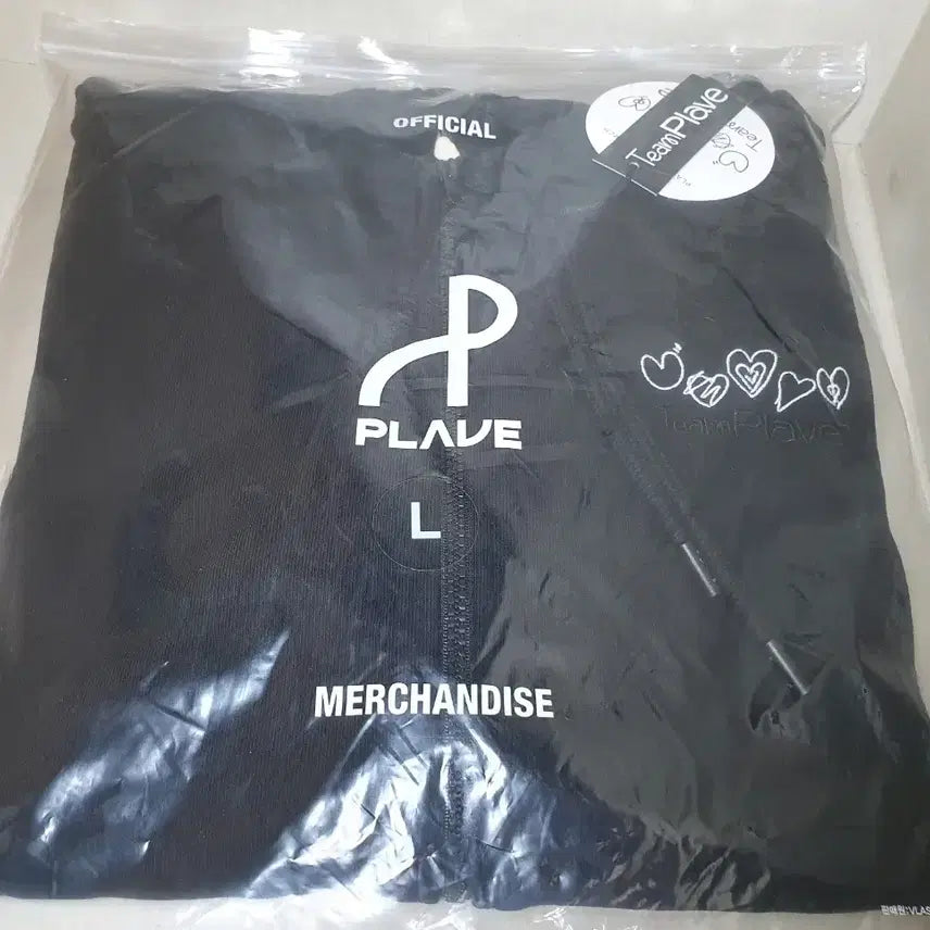 [BUNJANG] PLAVE Heart Zip-Up Hoodie Black L / 플레이브 하트 집업 후드 블랙 L