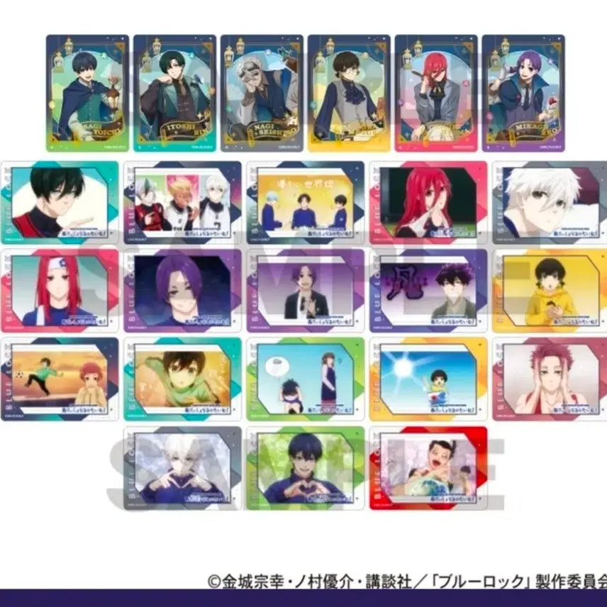 [BUNJANG] Blue Lock Trading Photocard Vol. 17 Bundle Set (Sealed) / (미개봉)블루록 트레이딩 포토카드(파보카) vol.17 일괄