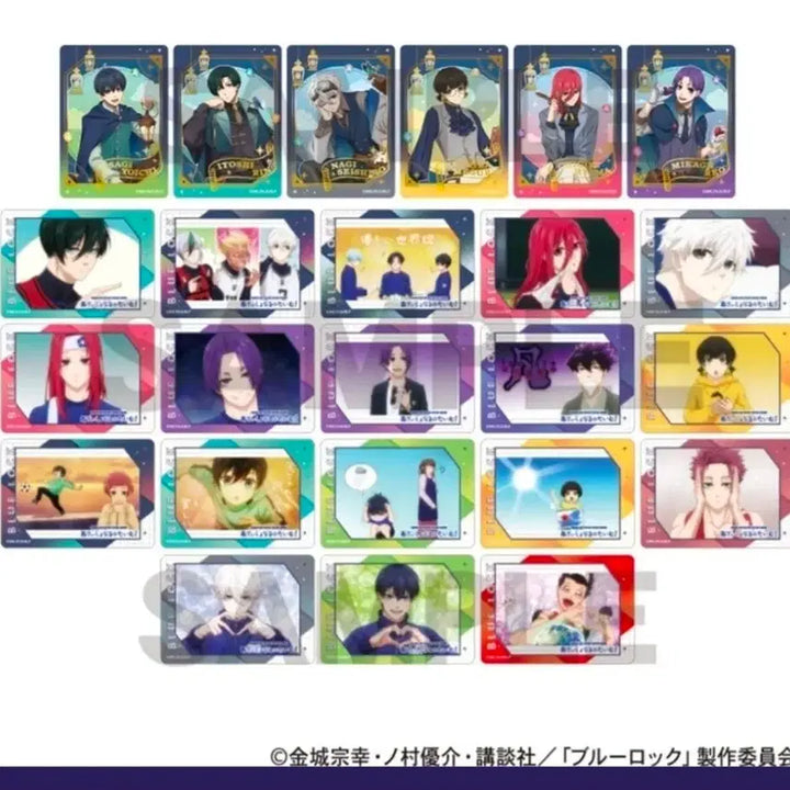 [BUNJANG] Blue Lock Trading Photocard Vol. 17 Bundle Set (Sealed) / (미개봉)블루록 트레이딩 포토카드(파보카) vol.17 일괄