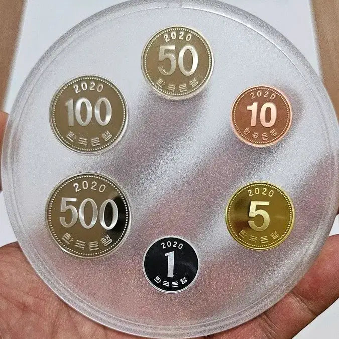 [BUNJANG] Bank of Korea 70th Anniversary 2020 Current 6-Type Proof Commemorative Coin Set / 2020년 한국은행 70주년 현행 6종 프루프 기념 주화 세트