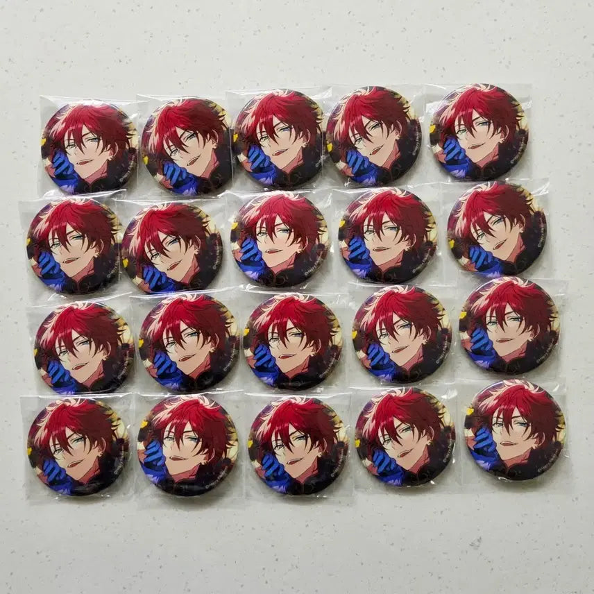 [BUNJANG] Ensemble Stars! Amagi Rinne "Baitou Kore" Can Badge Bundle Set (20 pcs) / 앙스타 아마기 린네 배수코레 캔뱃지 20개 일괄 이타백