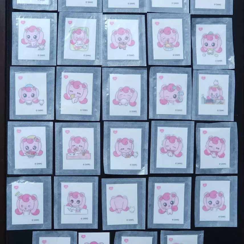 [BUNJANG] Catch Teenieping Jellyping Sticker Set 29 Types / 캐치티니핑 젤리핑띠부씰 29종 판매