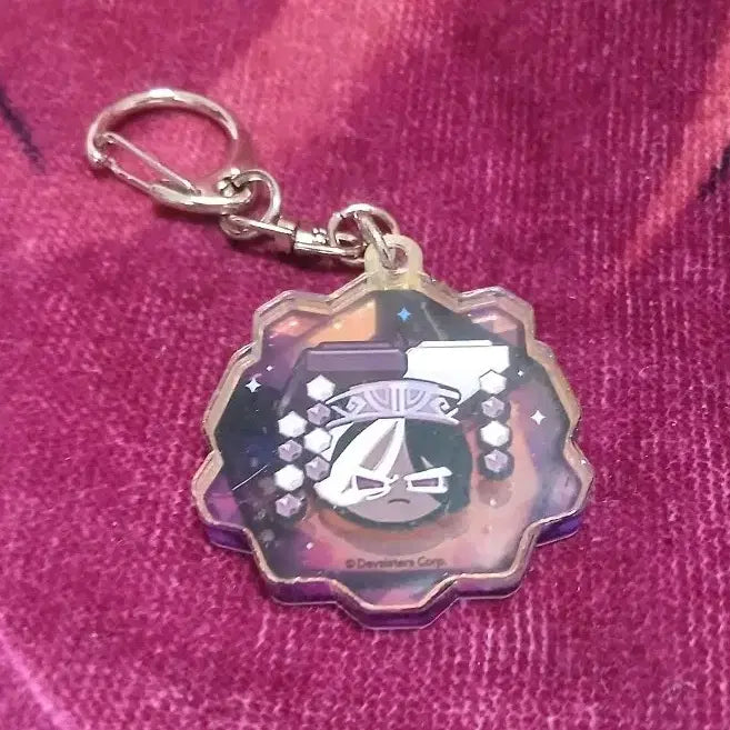 [BUNJANG] Cookie Run Kingdom Dark Cacao Cookie Soul Stone Keyring / 쿠키런킹덤 다크카카오 쿠키 영혼석키링