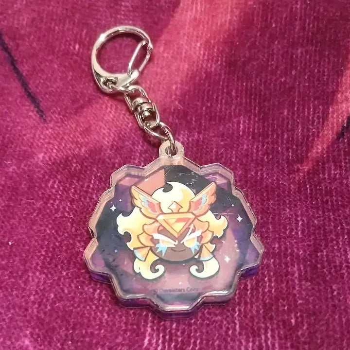 [BUNJANG] Cookie Run Kingdom Gold Cheese Cookie Soul Stone Keychain / 쿠키런킹덤 골드치즈쿠키 영혼석키링