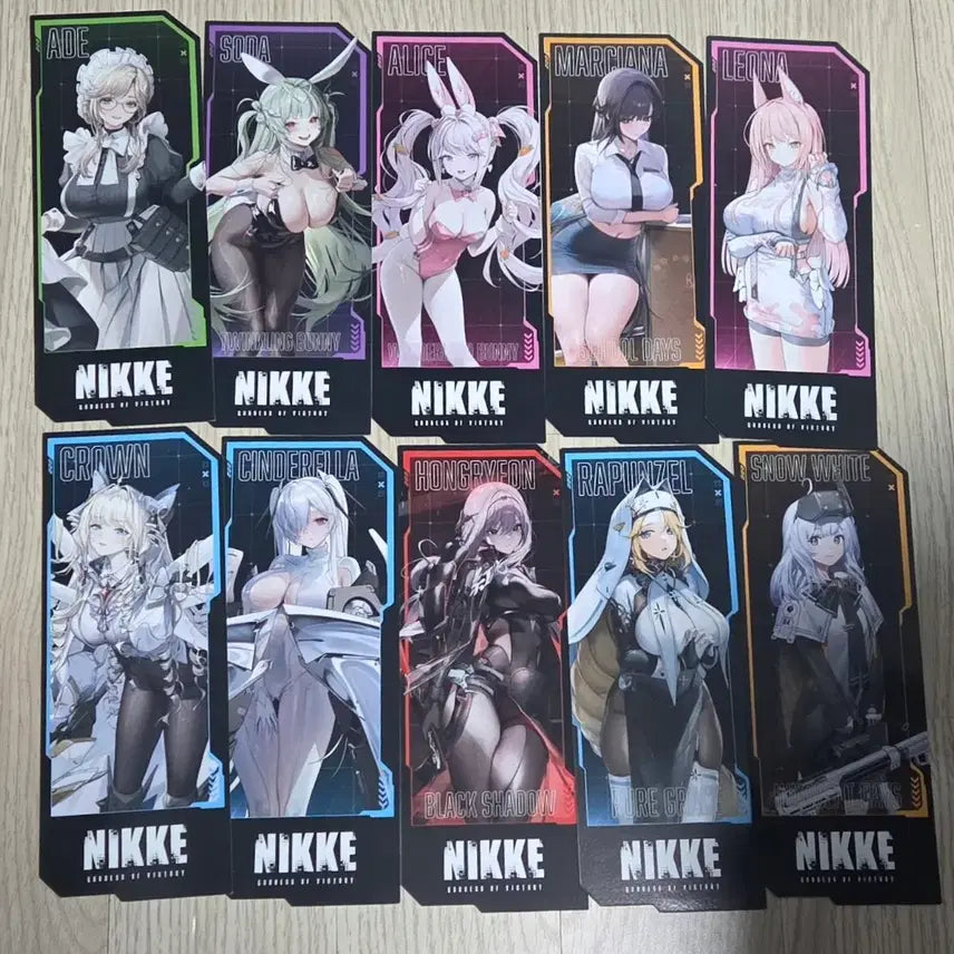 [BUNJANG] Nikke Random Recruitment Ticket Bundle Set (67 Tickets, No Duplicates) / 니케 랜덤 모집 티켓 67장 노중복 일괄 판매