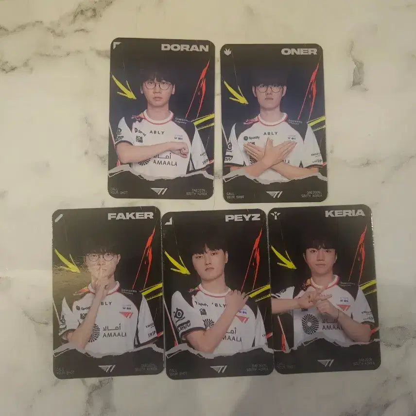 [BUNJANG] T1 MSI Photocard &amp; Postcard Set (5 types) / t1 msi  포토카드 5종  soop 포토카드 5종세트