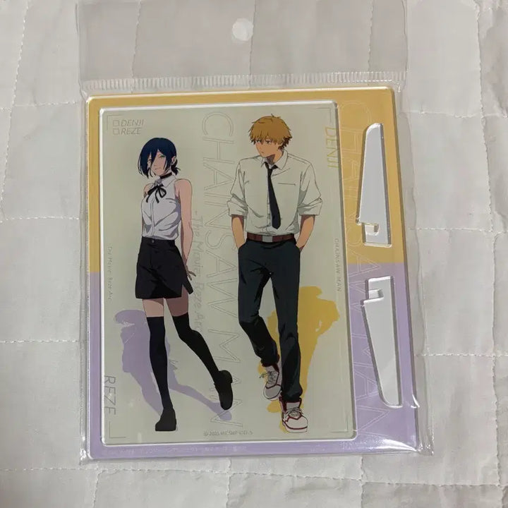 [BUNJANG] Chainsaw Man Reze Arc Reze Denji Acrylic Easel Panel Stand / 체인소맨 레제편 레제 덴지 아크릴 이젤 패널 스탠드 굿즈
