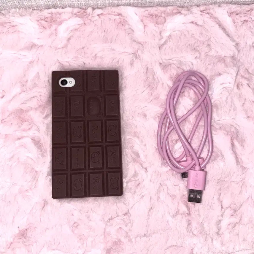 [BUNJANG] Rilakkuma Chocolate Case &amp; iPhone 4s Bundle / 리락쿠마 초콜릿 케이스 아이폰 4s 일괄 판매