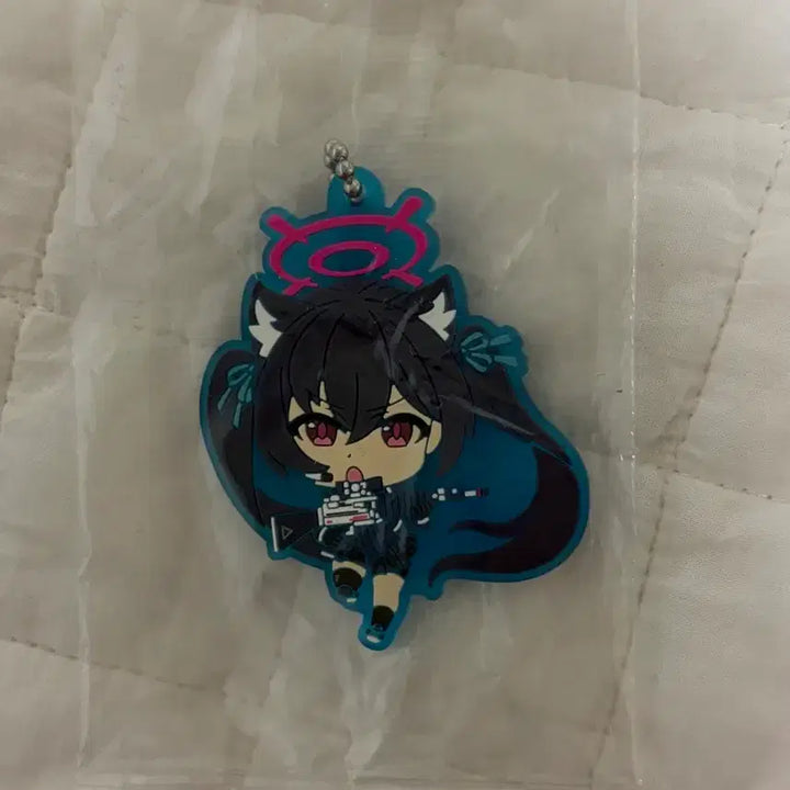 [BUNJANG] Blue Archive Serika Rubber Strap Keychain / 블루아카이브 세리카 러버스트랩 키링 굿즈