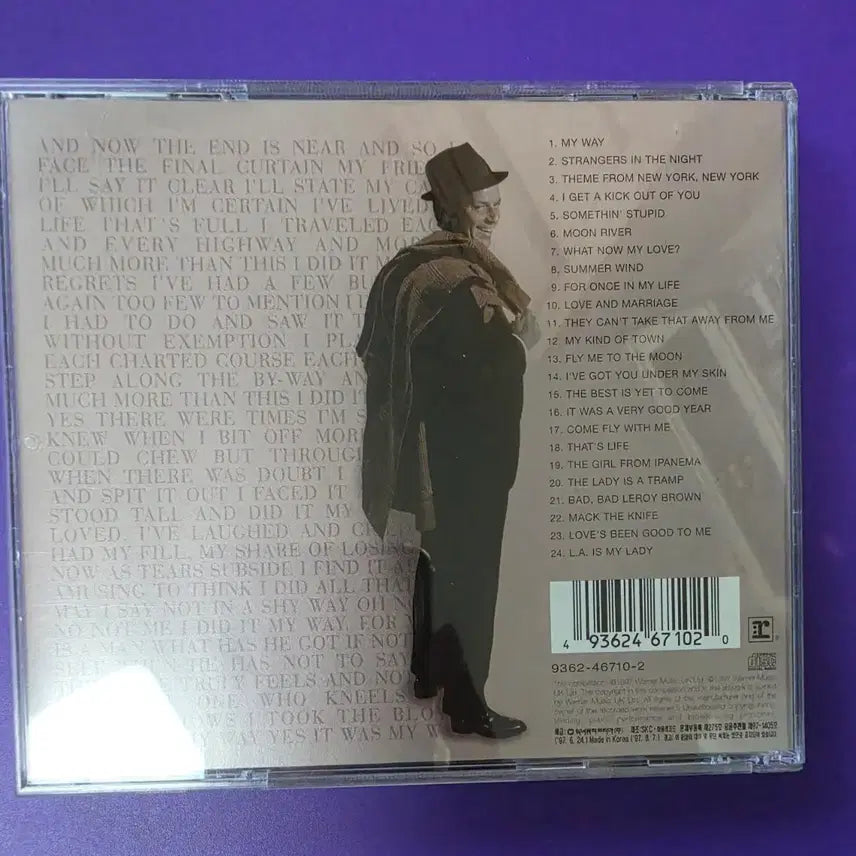 [BUNJANG] Frank Sinatra My Way (CD, Unsealed) / [개봉/CD] 프랭크 시나트라 my way