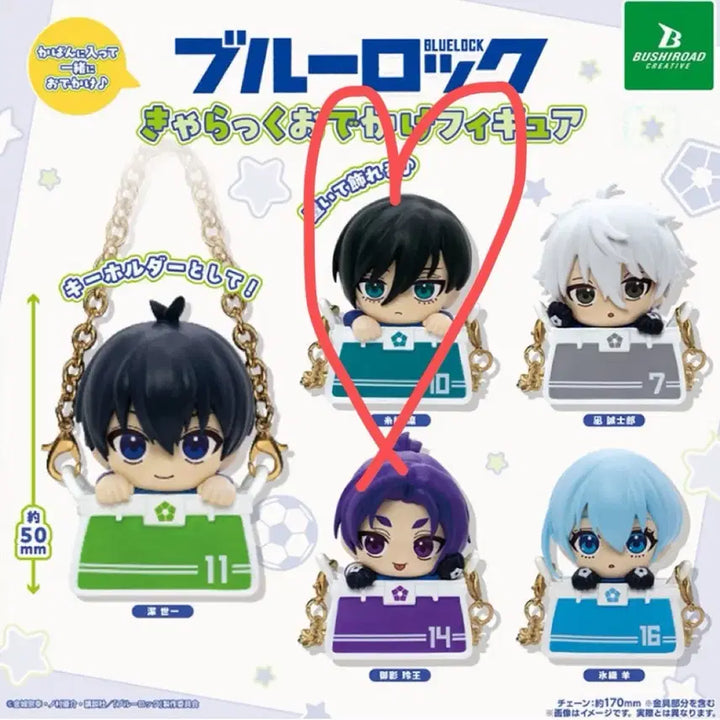 [BUNJANG] Blue Lock Itoshi Rin Capsule Toy (Sealed) / [미개봉] 블루록 외출하자 가챠 이토시린