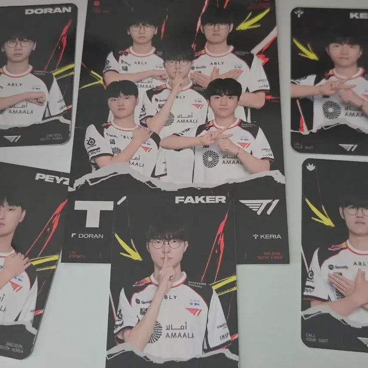 [BUNJANG] MSI T1 Postcard Photocard + Soop Photocard Bundle Set (5 Members) / 일괄) MSI T1 엽서 포토카드  + soop 포카 세트 (5인 전체)
