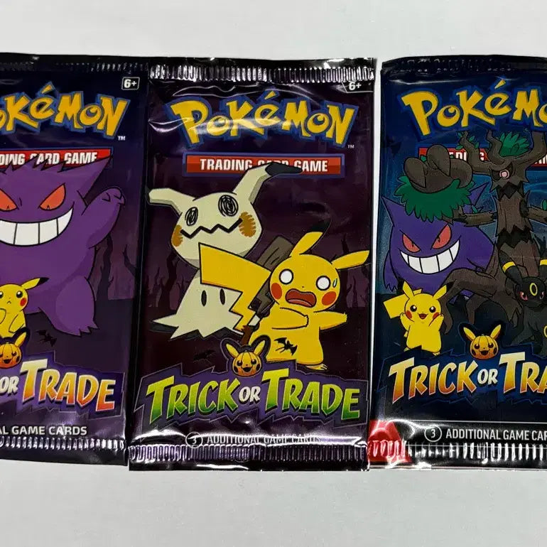 [BUNJANG] Pokemon TCG North America Halloween Booster Packs Set (3 Packs) / 할로윈 포켓몬 카드 22년 23년 24년 3종세트