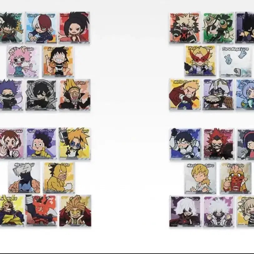 [BUNJANG] My Hero Academia Ichiban Kuji J Prize Sticker Set (4 Types) / 나히아 제일복권 J상 스티커 4종 세트