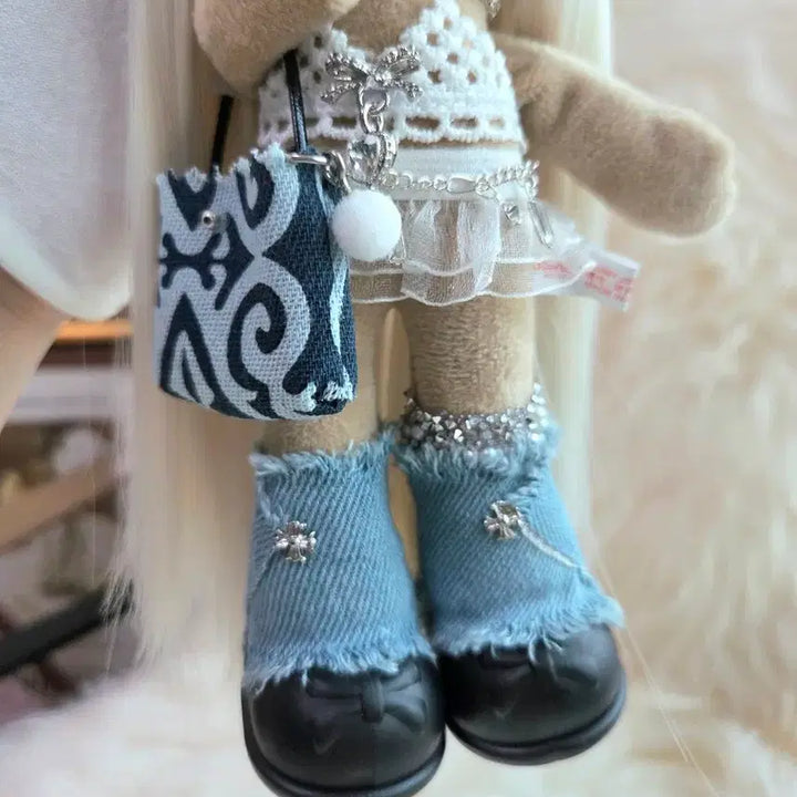 [BUNJANG] Hello Kitty Custom Long Legs Kitty Plush Doll / 헬로키티 커스텀 롱다리키티 인형