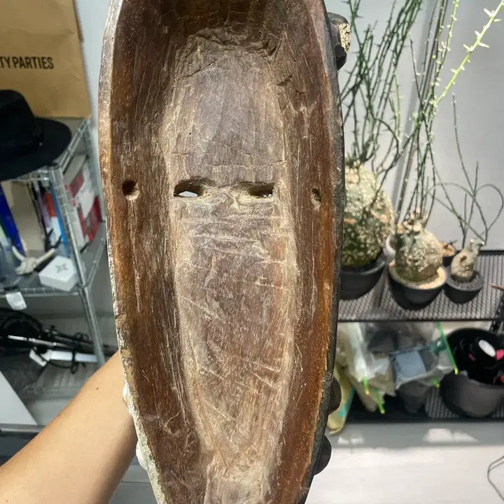 [BUNJANG] African Wooden Mask - Bird Design / 아프리카 가면