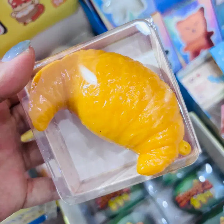 [BUNJANG] Crunchy Slanngi Croissant Slime Plush / 크런치슬랑이 크로아상 크루아상크런치 말랑이 슬랑이