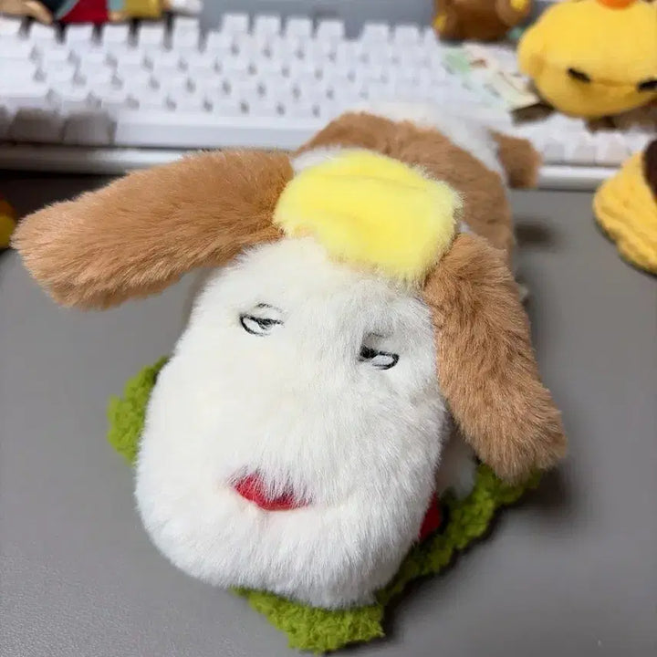 [BUNJANG] Studio Ghibli No-Face "HIN" Doll &amp; Grass Green Coaster Bundle / 지브리 힌 인형 + 잔디색코스터
