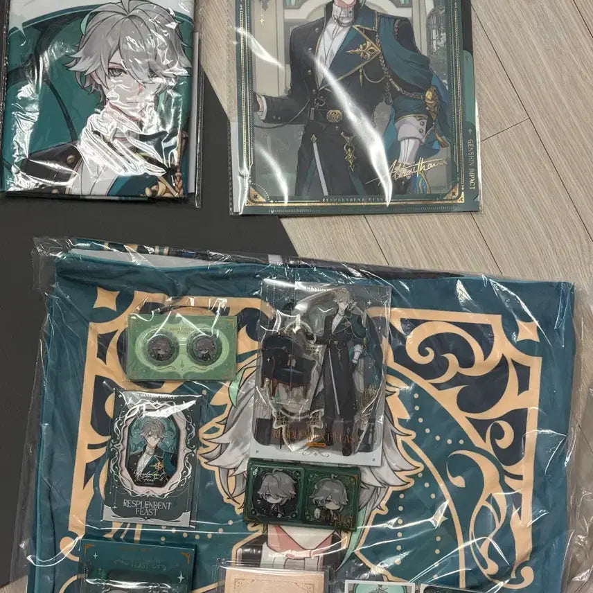 [BUNJANG] Alhaitham Radiant Banquet Full Set (Dakimakura Cover, Blanket, Bonus) / 알하이탐 찬란한 연회 풀세트 (+다키마쿠라, 담요세트, 특전)