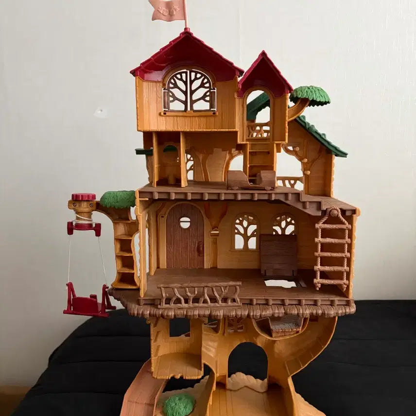 [BUNJANG] Sylvanian Families Adventure Tree House + Cabin Set / 실바니안 어드벤처 트리 하우스 + 오두막집 세트