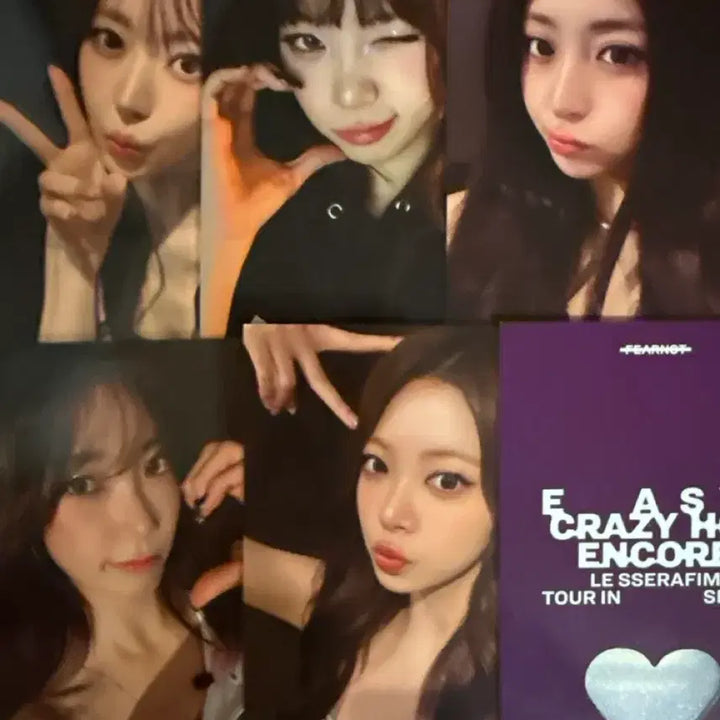 [BUNJANG] LE SSERAFIM Concert "Fearnada" Zone Photocard Set / 르세라핌 콘서트 피어나존 포카