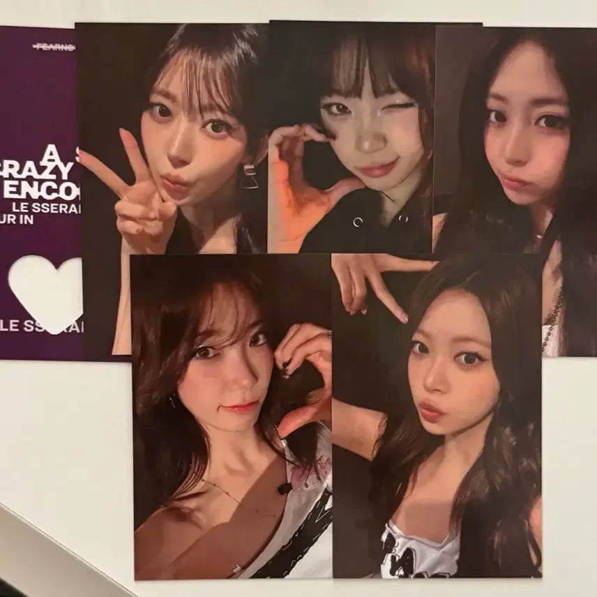 [BUNJANG] LE SSERAFIM Concert "Fearnada" Zone Photocard Set / 르세라핌 콘서트 피어나존 포카
