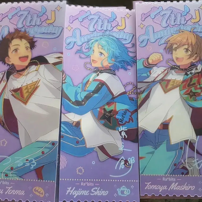 [BUNJANG] Ensemble Stars! 7th Anniversary Lenticular Carnival Ticket (Tomoya, Mitsuru, Hajime) / 앙스타 앙상블 랜티큘러 7주년 아크릴 카니발 티켓(토모야,미츠루,하지메)